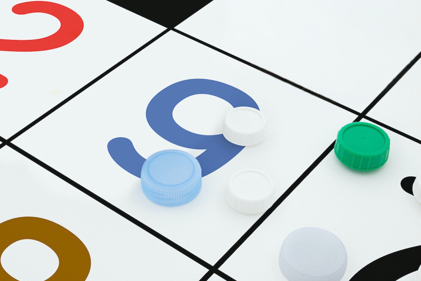 Tapete números tapones